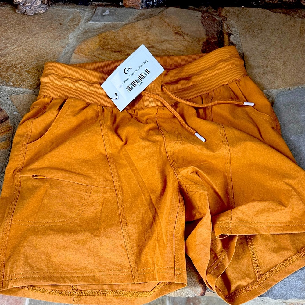 Ziya Dark Khaki Canyon Shorts Size M